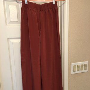 Elizabeth Suzann Florence Pant in Rust Silk